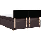  Krevet s oprugama i madracem tamnosmeđi 180x200 cm tkanina | shoptok.hr