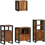  Set namještaja za kupaonicu 4 kom. Višebojno i crno | shoptok.hr