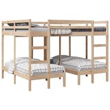  Trostruki okvir kreveta na kat 160x200/80x160 cm od borovine | Eponuda.com