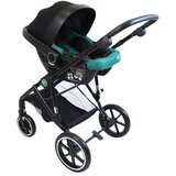 Puerri kolica za bebe 3u1 Oscar Dark Green, 0m+ | ePonuda.com