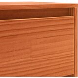  Kreveta Smeđi hrast 111 x 34 x 75 cm Čvrsto borovo drvo | shoptok.hr