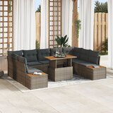 vidaXL vrtni sofa set Set 6 Antracit, mehka siva, svetlo rjava Cene