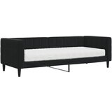 The Living Store Dnevna postelja z vzmetnico črna 80x200 cm žamet - Dnevna Postelja Z Vzmetnico, (21489155) | Shoptok.si