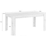 Støraa Jedilna miza v hrastovem dekorju v naravni barvi 90x160 cm Lynn – | Shoptok.si