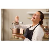 Blomsterbergs Lonac od nehrđajućeg čelika/bakren s poklopcem prikladni za indukcijsko kuhalo 3 l – | shoptok.hr