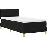  s opruga kutije s jastukom Crna 90 x 190 cm tkanina | shoptok.hr