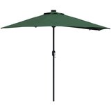  Vrtni suncobran Zelena 294 x 150 x 223 cm Poliester i čelik | shoptok.hr