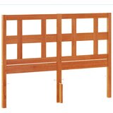  The Living Store Vzglavje voščeno rjava 135 cm trdna borovina - Vzglavje, (21442596) | Shoptok.si