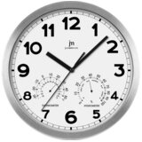 Lowell stenska ura s prikazom temperature in vlage 30cm, bel | Shoptok.si