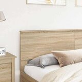 vidaXL Vzglavje z vzglavjem Sonoma hrast 200 cm Konstruiran les | Shoptok.si