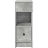  Noćni ormarići 2 kom s ladicom beton siva 25x31x66 cm | Eponuda.ba
