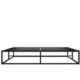  Okvir za krevet crni metalni 200 x 200 cm | shoptok.hr