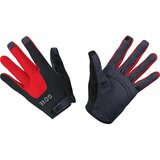 Gore C5 trail cycling gloves - red and black Cene