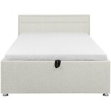 MID.YOU OBLAZINJENA POSTELJA 120 cm x 200 cm , les, kovina, umetna masa, tekstil krem barve | Shoptok.si