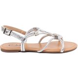Shelvt Silver Women's Flip Flops | Shoptok.si
