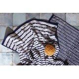 JUNA Bijeli/plavi ručnik od mješavine bambusa od frotira 70x140 cm Nuance – | shoptok.hr