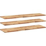 vidaXL Plutajuće police 3 kom 120x40x2 cm Masivno drvo akacije s uljnim premazom - Uljni premaz 120 x 40 x 2 cm 3 1 | shoptok.hr