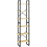 The Living Store Regal s policami 60x30x210 cm trdna borovina - Regal S Policami, (21503938) | Shoptok.si