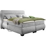 Esposa POSTELJA BOXSPRING 180 cm x 200 cm , tekstil srebrne barve Cene