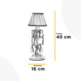 Lesnina XXXL KRISTALNA NAMIZNA SVETILKA | Shoptok.si