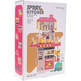  Otroška kuhinja za igro Kitchenette z zvočnimi, svetlobnimi in vodnimi učinki - 50 elementov - roza | Shoptok.si