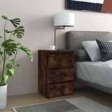  Nočna omarica 2 kosa dimljeni hrast 40x35x62,5 cm konstr. les, (20733628) Cene