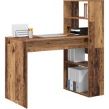 vidaXL Stol s pohranom Stari drvo 113x54x120 cm Konstruirano drvo | shoptok.hr