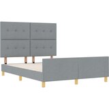  Krevetna konstrukcija Svjetlosiva 160x200 cm Tkanina | shoptok.hr