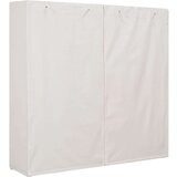 vidaXL Garderobna omara iz blaga 173x40x170 cm bela | Shoptok.si