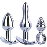 Nmc Hardware Gear 3in1 Metal Butt Plug Set I | shoptok.hr