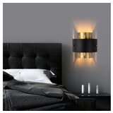 Opviq vall lamp zidna zlatno - crna lampa noctra 15351 u