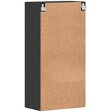  Drveni ormar s pohranom Crna 50 x 29 x 100 cm Konstruirano drvo Slike