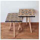 Hanah home sklapajući stočić 2 komada 2SHP408 - navy plavo Cene