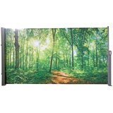 Garden Pleasure Zeleno balkonsko platno iz kovine in tkanine 300x160 cm - | Shoptok.si