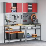vidaXL Organizator orodij Komplet 6 Siva Jeklo Velik | Shoptok.si