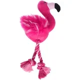Igračka za pse Flamingo s konopom - 1 komad