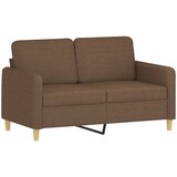  2-dijelni set sofa s jastucima smeđi od tkanine | shoptok.hr