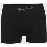 Gino Crne bambusove bokserice s kratkim nogavicama Black Cijene