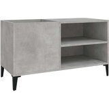 vidaXL Omarica za gramofonske plošče betonsko siva 84,5x38x48 cm les | Shoptok.si