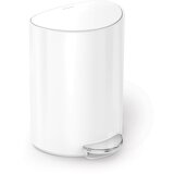 simplehuman Bel kovinski koš za smeti s pedalom 6 l – | Shoptok.si