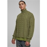 UC Men Boxes Roll Neck Sweater tiniolive Cene'.'