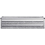  Povišeni vrtni krevet Srebrna 100 x 40 x 24 cm cinkani | shoptok.hr