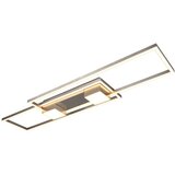  LED stropna svjetiljka s daljinskim upravljačem/s mogućnosti zatamnjivanja u srebrnoj boji 28x100 cm Albany – | shoptok.hr
