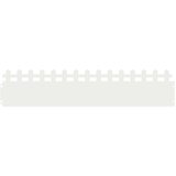 vidaXL Robniki za trato 20 pcs Bela 103 x 0,05 x 22 cm Jeklo | Shoptok.si