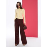 Sinsay Široke hlače s mješavinom lana | shoptok.hr