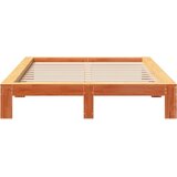  Okvir kreveta bez madraca voštano smeđi 140x190 cm od borovine | shoptok.hr