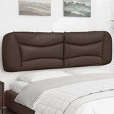Maison Chic posteljno vzglavje - vzglavna omarica - vzglavna stranica rjava 180 cm umetno usnje, (21703919) | Shoptok.si