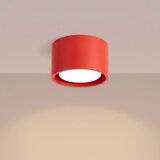 Sollux Stropna svetilka MODO 1 rdeča Gx53, (5000284976) | Shoptok.si