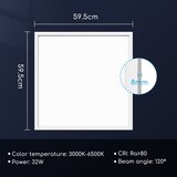 Aigostar led prigušiva panel za spušteni plafon 32W/230V wi-fi 60x60 cm | Eponuda.com