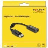 Delock 61849 DisplayPort / HDMI adapter [1x muški konektor DisplayPort - 1x ženski konektor HDMI] crna s feritnom jezgro | Eponuda.ba
